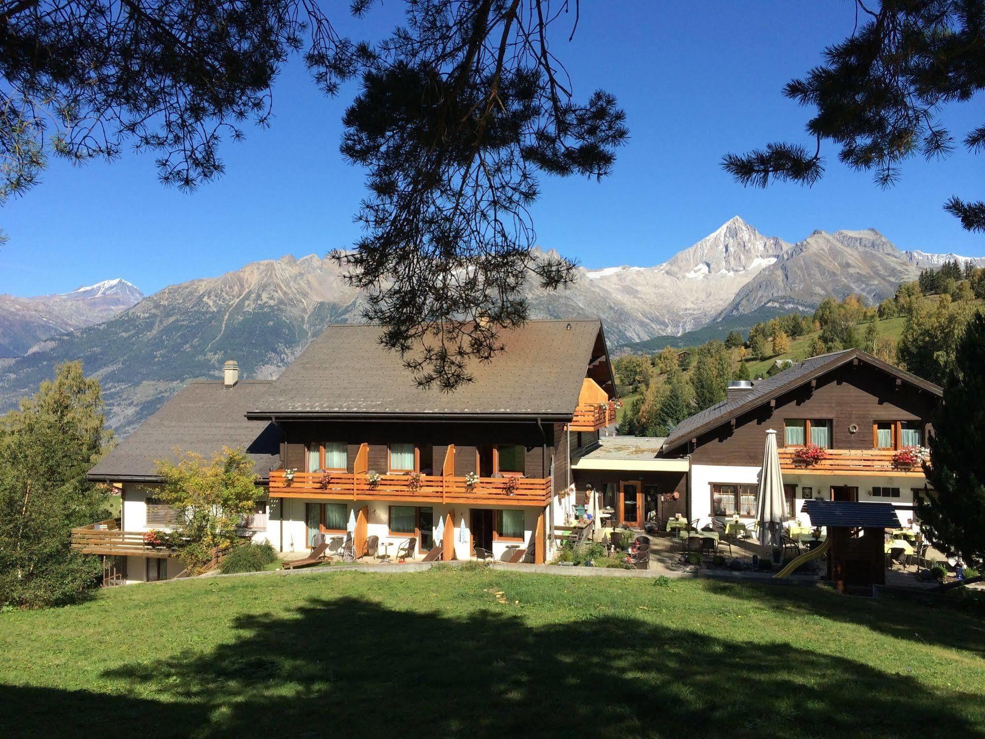 Hotel Restaurant Buerchnerhof Bürchen Exterior foto